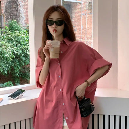 XEJ Elegant and Youthful Women's Blouses Oversize Shirts Women's Summer Clothing Spring 2022 Short-Sleeve Youth Blouses
