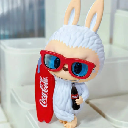 Genuine POPMART Labubu Coca Cola Series Blind Box Kawaii Anime Figure Desktop Decoration Mystery Box  Cute Girls Birthday Gifts