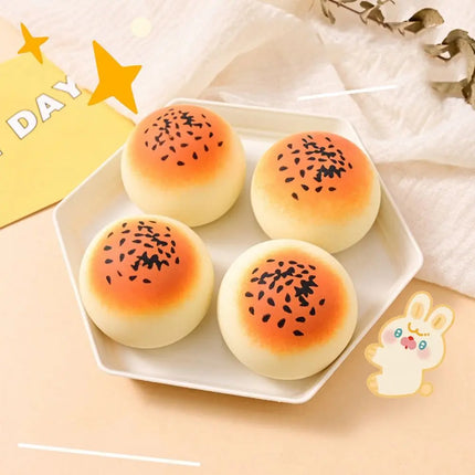 Simulation Bread Toast Squishy Toys Donuts Slow Rising Rebound Squeeze Toy Anti Stress Relief Toys for Kids Adults Desktop Decor