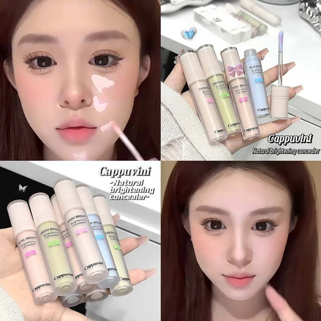 Liquid Brighten Concealer Stick Face Shadow Matte Powder Highlight Contour 3D Nose Shadow Cover Spots Dark Circles Makeup