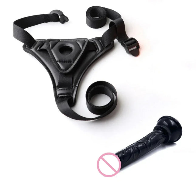 Couples Unisex Strap On Dildo Panties Wearable Penis Penetration Realistic Dildos Vagina Anal Massager Lesbian Cock Gay Harness