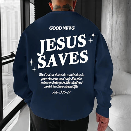 Jesus Saves Sweatshirt / Sweat Jesus Saves
