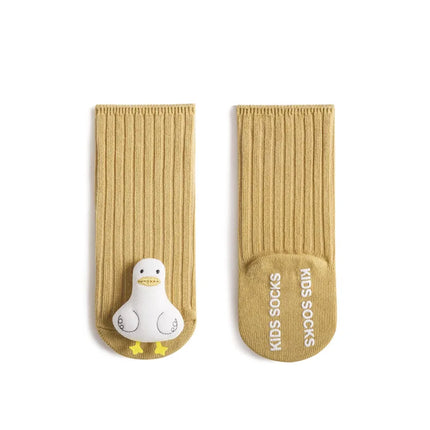 2023 New Cute Cartoon Animal Baby Socks Winter Autumn Soft Warm Cotton Non-slip Soled Newborn Toddler Boy Girl Socks