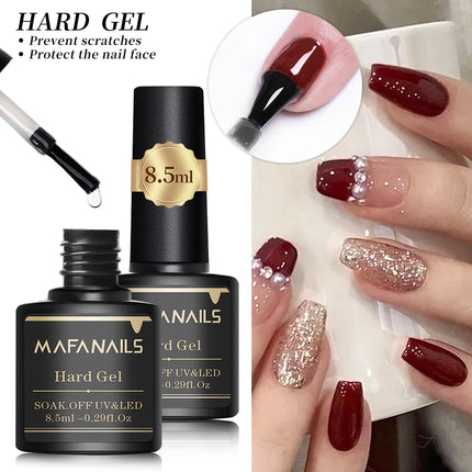1/2pcs Nail Base Coat&Top Coat Gel Polish Sets 8.5ml Semi-permanent Nail Varnish Rubber Top Coat Base Coat Manicure Function Gel