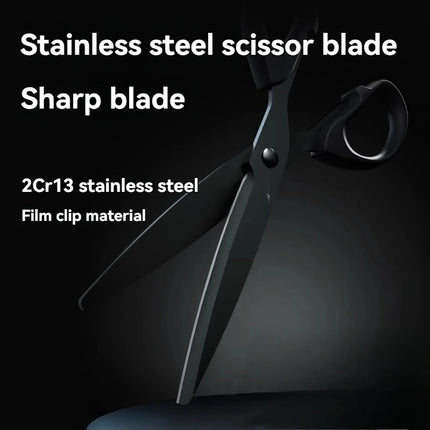 1PC Scissors Black blade Scissors Stainless steel scissors Small scissors Art office supplies Paper Cuttings knife