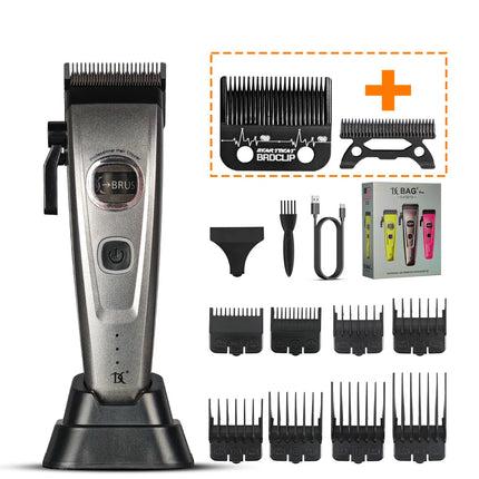 Professional Hair Clipper DKBAG 7500RPM External Rotor Brushless Motor Barber DLC Echo Blade Base Charger Hair Trimmer for Man