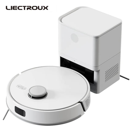 LDS Robot Vacuum Cleaner & Mop Liectroux M70 Pro,Wet Dry Cleaning,Self Empty,Multi-floor Map,6500Pa,Carpet Boost,Max.175Mins Run