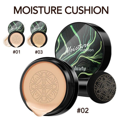 BB CC Cream  Face Foundation Concealer Cushion Mushroom Base Waterproof Brighten Makeup Brightening Tone Cosmetics Korea Make up