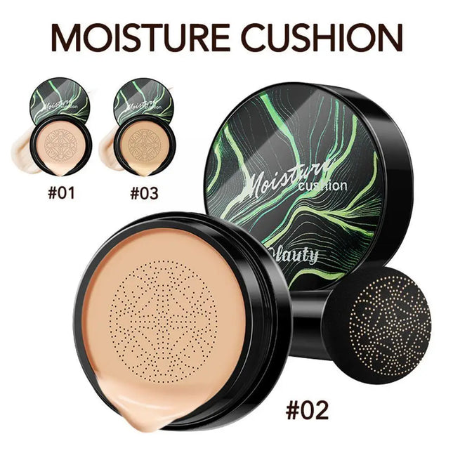 BB CC Cream  Face Foundation Concealer Cushion Mushroom Base Waterproof Brighten Makeup Brightening Tone Cosmetics Korea Make up