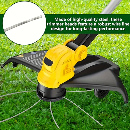 Heavy-duty 2-Piece Steel Trimmer Head Set – Multi-Functional & Wear-Resistant, Ideal for Lawn Mowing, Weeding & Garden Care.