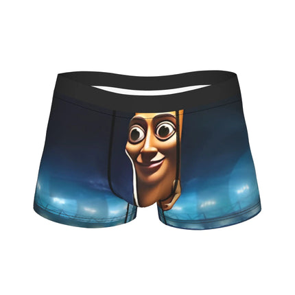 Hot Boxer Tung Tung Tung Sahur Shorts Panties Briefs Man Underwear Italian Brainrot Meme Polyester Underpants for Male Plus Size