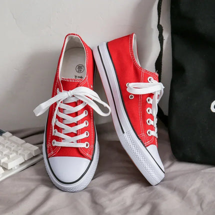 Unisex Casual Canvas Flat Shoes Spring Summer Breathable Rubber Sole Comfortable Slip-On Adults Flat Heel Fashionable Trendy