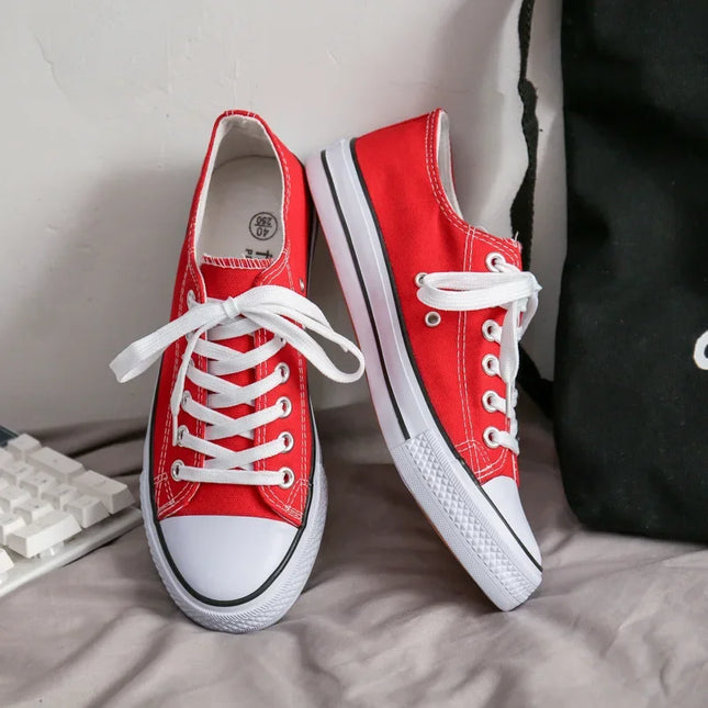 Unisex Casual Canvas Flat Shoes Spring Summer Breathable Rubber Sole Comfortable Slip-On Adults Flat Heel Fashionable Trendy