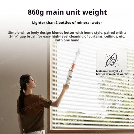 Xiaomi Mijia Lightweight Vacuum Cleaner 22000PA Handheld Vacuum Cleaner Cordless Dust Catcher Collector Cyclone Suction Home Car