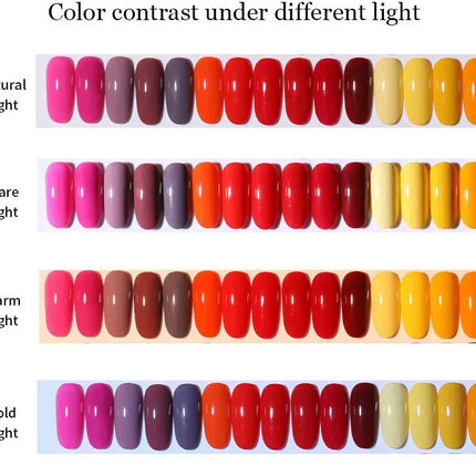 LILYCUTE 7ml Nail Polish Holographic Reflective Colorful Shining Effec Manicure Nail Art Varnish No Need Lamp Air Dry