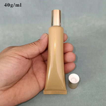 10-100pcs Empty 40ml Soft Tube Pearl Gold Bottle Squeeze Hose for Foundation Lotion Eye Cream BB Cream Serum Cosmetic Container