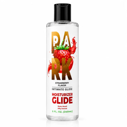 Strawberry Water-Based Lube 240ml - Smooth Non-Sticky Long-Lasting Personal Lubrication, Large Size Intimate Gel, Sex Lubricant for Couples, Lubes for Couples, Lubrication for Toys, Women, Bedroom Fun, Romantic Nights, Solo P