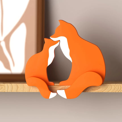 3D Cartoon Animal Corner Home Frame, Decorative Item Wooden Door Frame Art Design Panda Fox Rabbit Bear Children's Room Decor