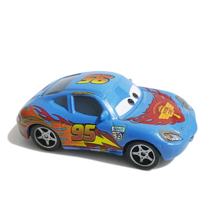 Disney Pixar Cars 3 86 Pink Chick Hicks No:84 No:82 Cartoon Model Car 1:55 Metal Die Casting Children's Toys Birthday Gifts