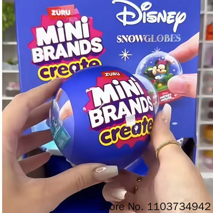 Zuru Mini Brands Disney Diy Crystal Ball Assorted Blind Surprise Box Capsule Toy Set Collectible Gift In Stock New 2026