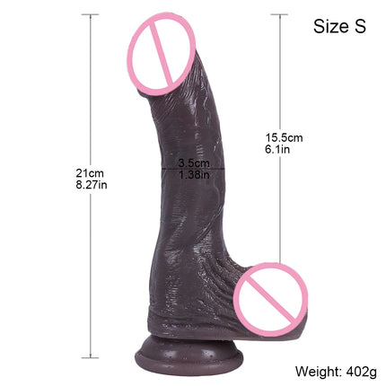 New Skin Double Penetration Realistic Dildo Big Huge Penis Suction Cup Cock Dick Anal Plug Sex Toys For Women Prostate Massager