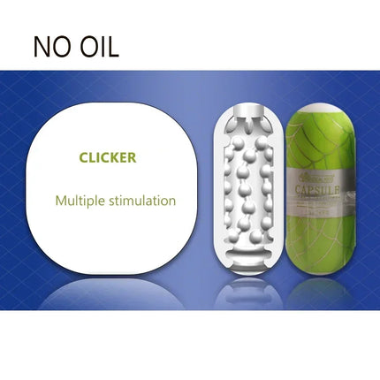2/1pcs Mini Masturbator Cup Real Vaginal Egg Particle Stimulation Portable Stimulator Blowjob Sex Toy Massager Penis Trainer