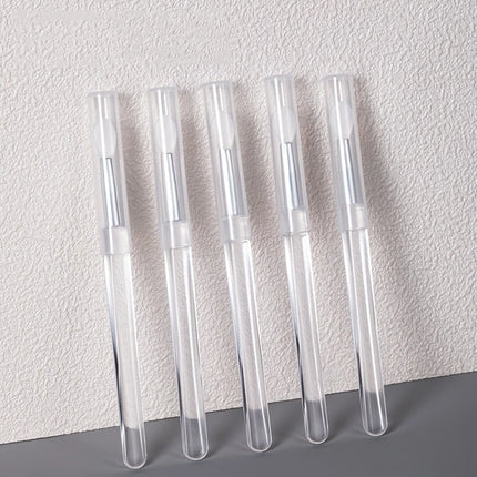1/3/10pcs Portable Silicone Lip Brush with Cover Soft Multifunction Lip Balm Applicator Lipstick Lipgloss Makeup Brush Reusable