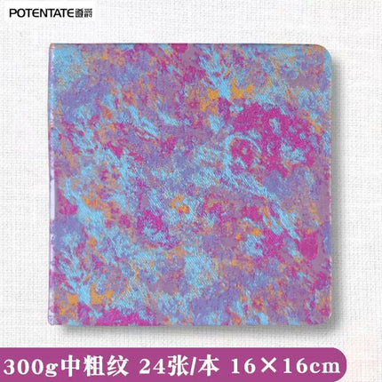 100% cotton journal watercolor book sketchbook acrylic marker drawing book fabric cover mini pocket book square oil pastel book