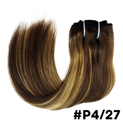 Women Human Hair Extension 8Pcs Clip In Remy Hair Weft 100% Human Hair Extensions For Lady 16''-26'' Natural Clips Hairpieces