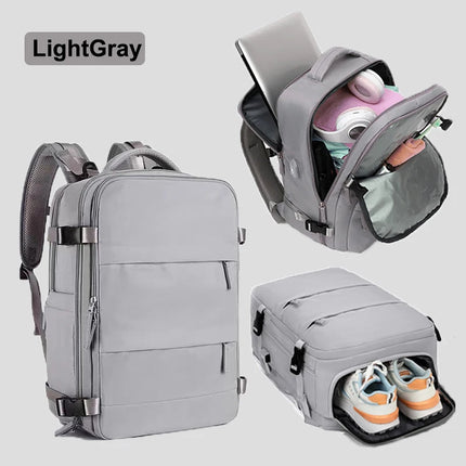 Buylor Travel Backpack for Women 40x25x17 Airplane Cabin Backpack Carry-On Luggage 14inch Laptop Backpack Casual Schoolbackpack
