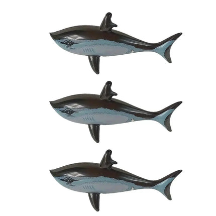  PVC Inflatable Shark Float Toy Outdoor Beach Pool Water Play Summer Party Leisure Accessory Holiday Present