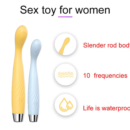 Beginner G-Spot Vibrator Nipple Clitoris Stimulator Vagina Dildo Erotic Toys Finger-Shaped Massager Sex Toys for Women Sex Shop