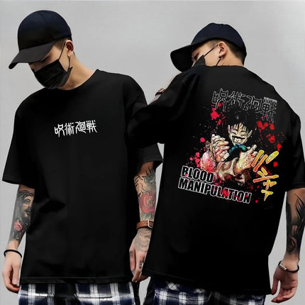 Anime Gojo Satoru Jujutsu Kaisen Printed T-shirt Men's and Women's T-shirt Men's Top Sports T-shirt Men's T-shirt Summer Tee New