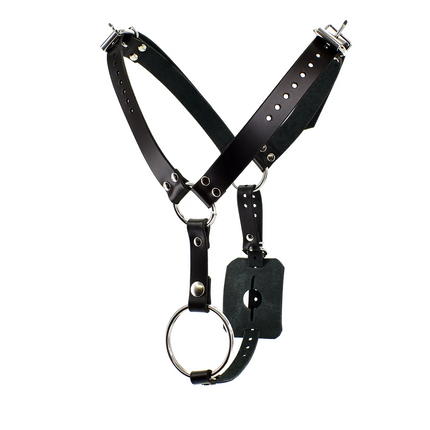 Sexy Leather Butt Plug Bondage BDSM Fetish Sex Toys For Up To 2 Inch Base Size Butt Plugs