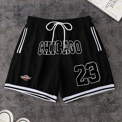 The 2025 summer new pattern 3D letter printed men's shorts are casual, fashionable, soft, comfortable and lightweight