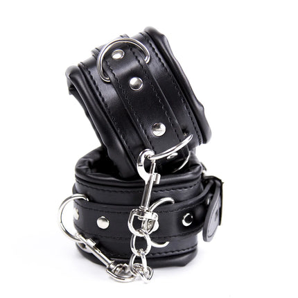 BDSM Bondage Set Stainless Steel Extend Spreader Bar Sex Slave Handcuffs Ankle Cuffs Fetish Restraints Adult Sex Toys for Couple