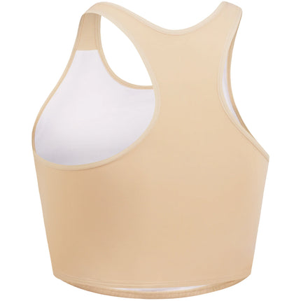 XUJI Transgender FTM Breathable Half Chest Binder Tank Top