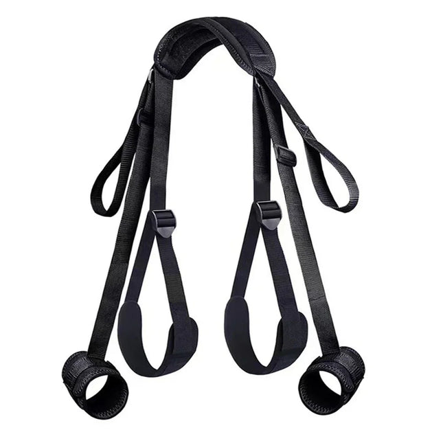 Bondage Kit BDSM Restraints Erotic Neck Collars Handcuffs Open Leg Love Position Assist Sex Toys For Couples Women Men Adult Games