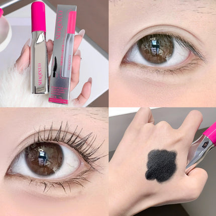 SHAQINUO Curly Black Sun Flower Mascara + Makeup Remover Set All Day Long-Wearing Lash-Lengthening Thick Volume Eyelashes