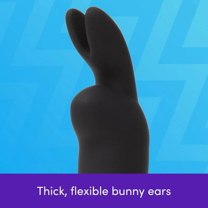 Torvani Store Lovehoney Happy Rabbit Bullet Vibrator for Women | Silicone Mini Vibrator Bullet Personal Massager Adult Toy | 12 Vibration Modes | Rachargeable Clitoral Stimulator | Adult Sex Toys for Couples |Black