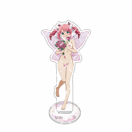 Gushing Over Magical Girls Locomuji White Dress Daisy Acrylic Standkeying, Elf Wings Anime Desk Ornament, Collectible FigureGift