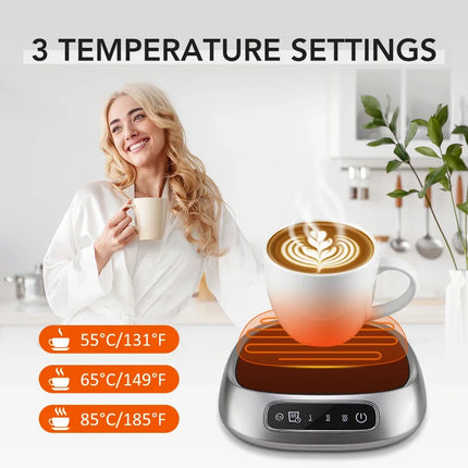 Cup Heater USB Coffee Mug Warmer Electric Milk Tea Heating Coaster Cup Warmer For Home Office USB Voice Desk Cup Warmer