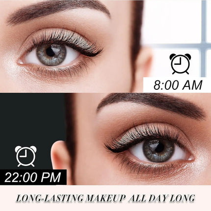 4D Black Mascara Thickening Lengthening Curling Eyelash Extension  Waterproof Long-Lasting Liquid Fiber Mascara Thick Fast Dry