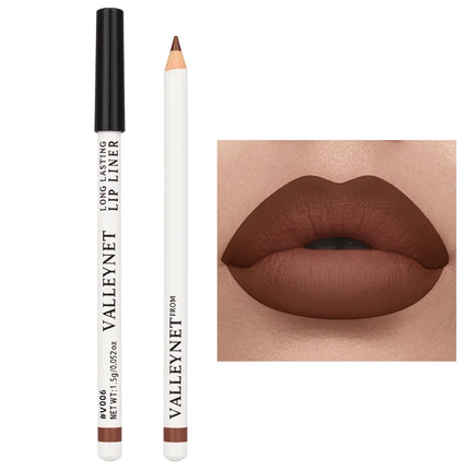 3pcs/set Lip Liner Eyeliner Set  Long Lasting Matte Waterproof Lipstick Lip Liner Women's Lip Makeup, Matte Lip Liner