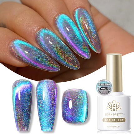 BORN PRETTY 10ml Pink Water Light Cat Magnetic Gel Polish Spaking Glitter UV LED Soak Off Gel Varnish Crystal DIY Manicure