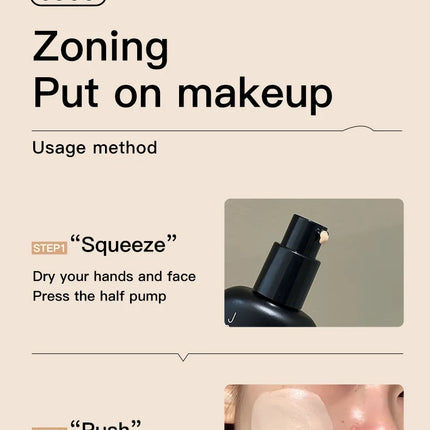 Misty Soft Matte Liquid Foundation Has a Creamy Texture That Is Light and Breathable. It Is Long-Lasting, Waterproof, Oil-Controlling, and Does Not Remove Makeup. Beginners Can Apply Makeup Easily