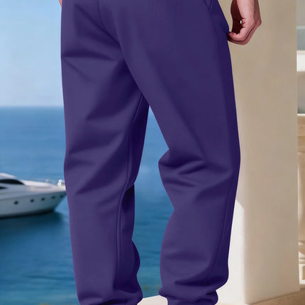 Colorado Flag Printed Sweatpants Mens Casual Pocket Jogger Pants Winter Fleece Warm Oversized Trousers Basics Male Streetwear