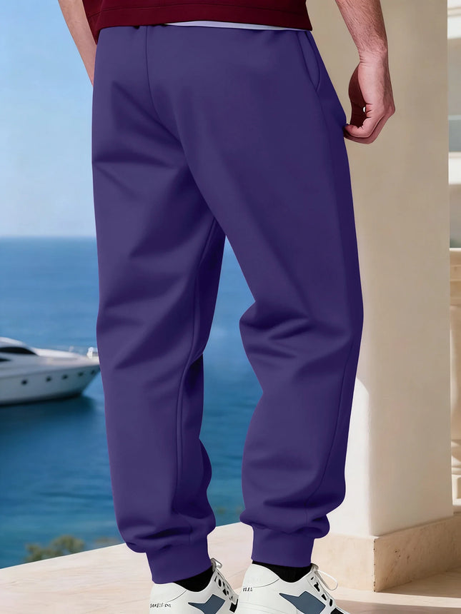 Colorado Flag Printed Sweatpants Mens Casual Pocket Jogger Pants Winter Fleece Warm Oversized Trousers Basics Male Streetwear