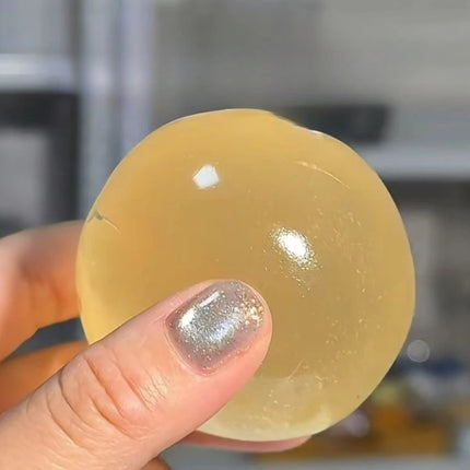 Maltose Squishy Toy Stress Ball Cute Mochi Anti Stress Fidget Toy Soft Simulated Bule Transparent Ball Quick-rebound Squeeze Toy