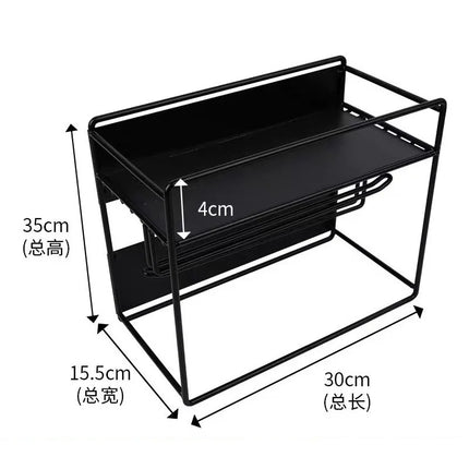 Metal magnetic refrigerator storage rack multi-layer freezer slot Storage Holders kitchen pull-out drawer Basket Organization